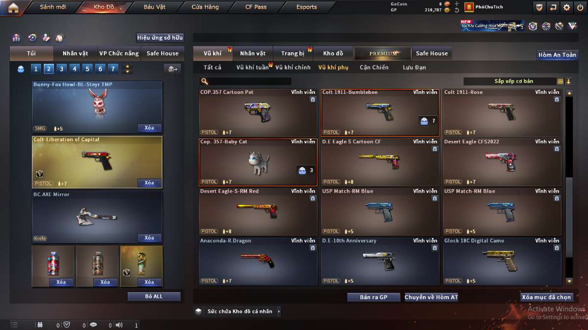 shop acc cf uy tin gia re